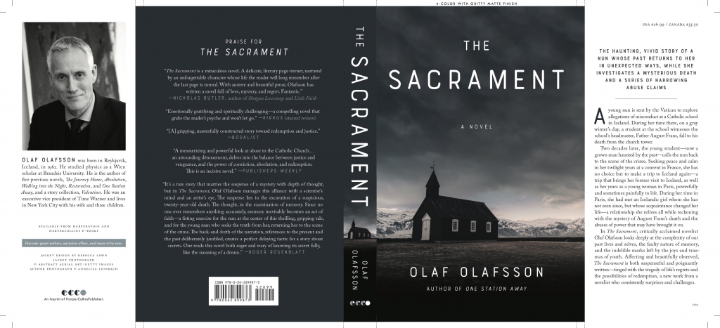 Olaf Olafssons New Novel, The Sacrament, Icelandic Literature