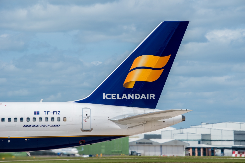 Travel Icelandair Airplane